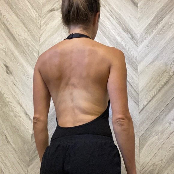 Tobi Black Open Back Halter Bodysuit Size XSmall - Picture 3 of 7